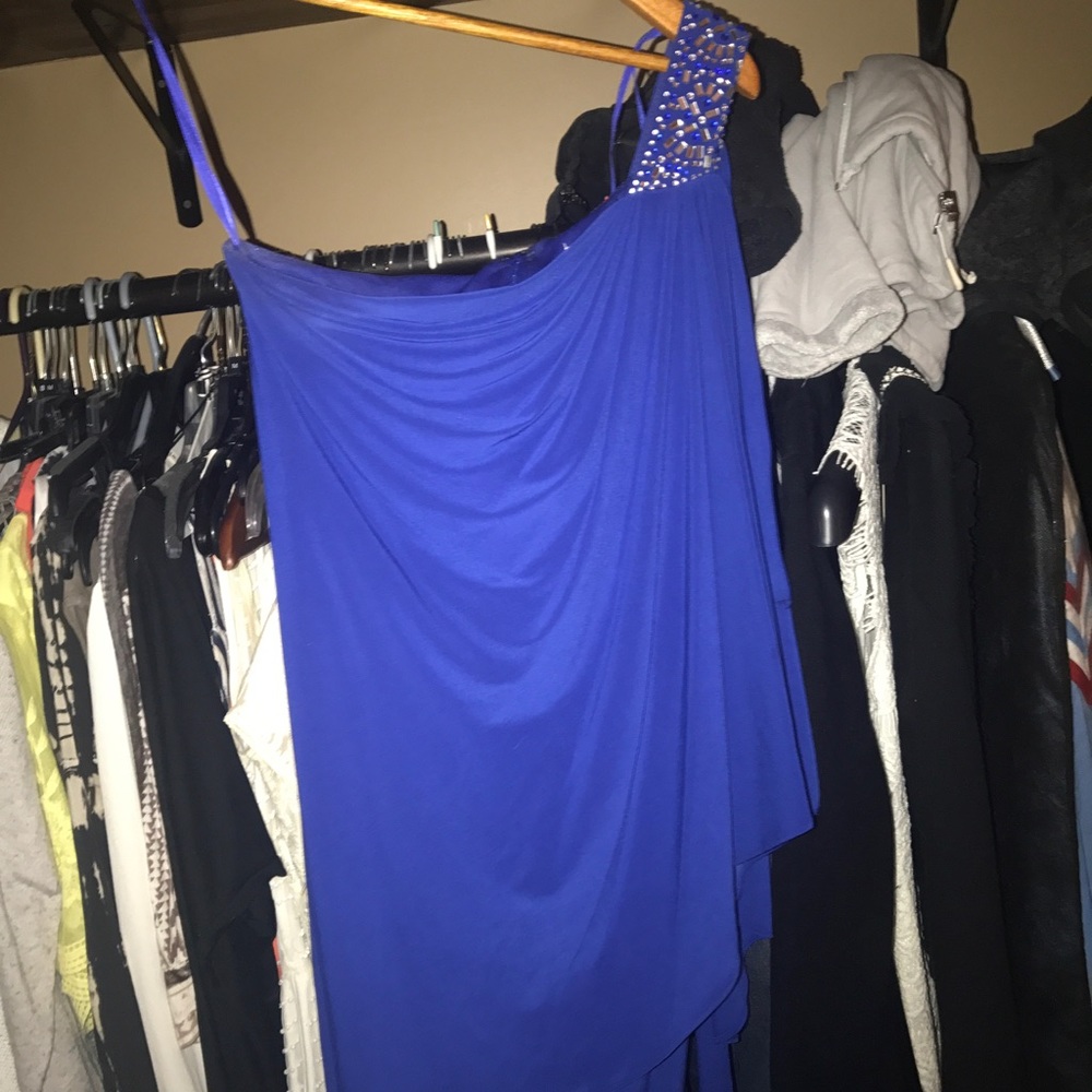 Blue Homecoming Dress